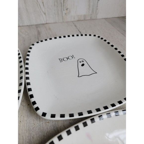 Tag Halloween small plate Boo‎ Ghost set home decor - Picture 9 of 15